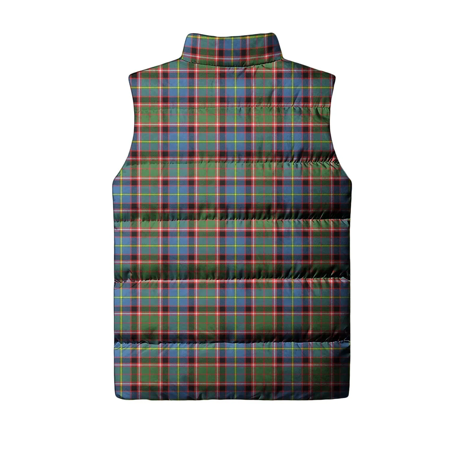 Aikenhead Tartan Sleeveless Puffer Jacket with Family Crest