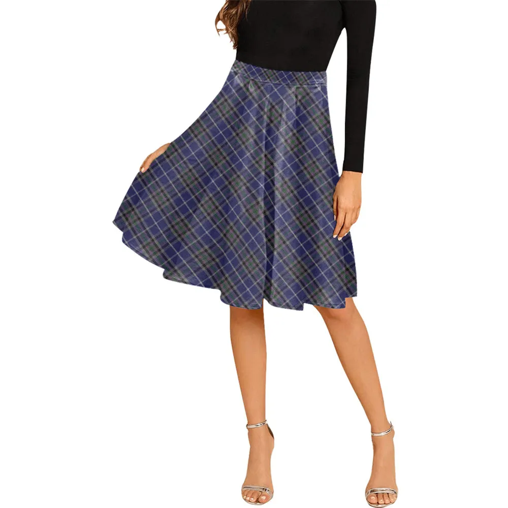 Alexander of Menstry Tartan Melete Pleated Midi Skirt