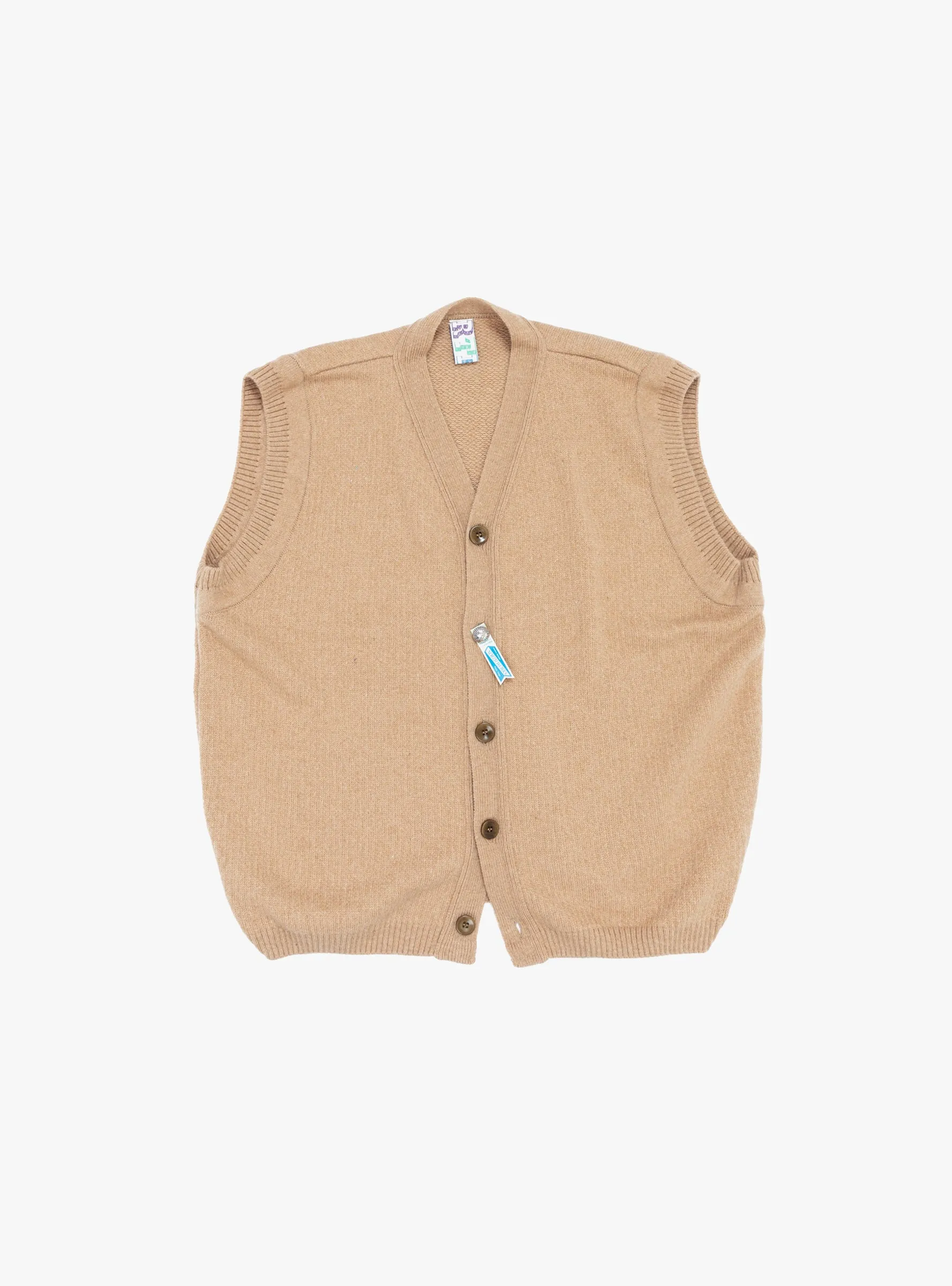 Alpaca Vest Tan