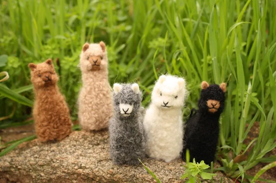 Alpacadorable Hand Made Baby Alpaca Ornaments