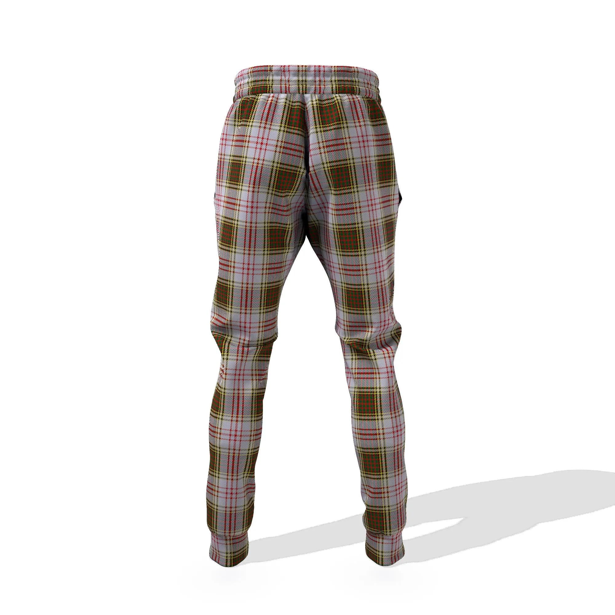 Anderson Dress Tartan Joggers Pants with Family Crest