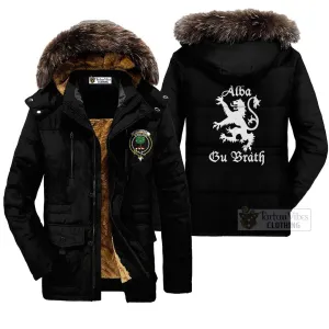 Anderson Family Crest Parka Jacket Lion Rampant Alba Gu Brath Style