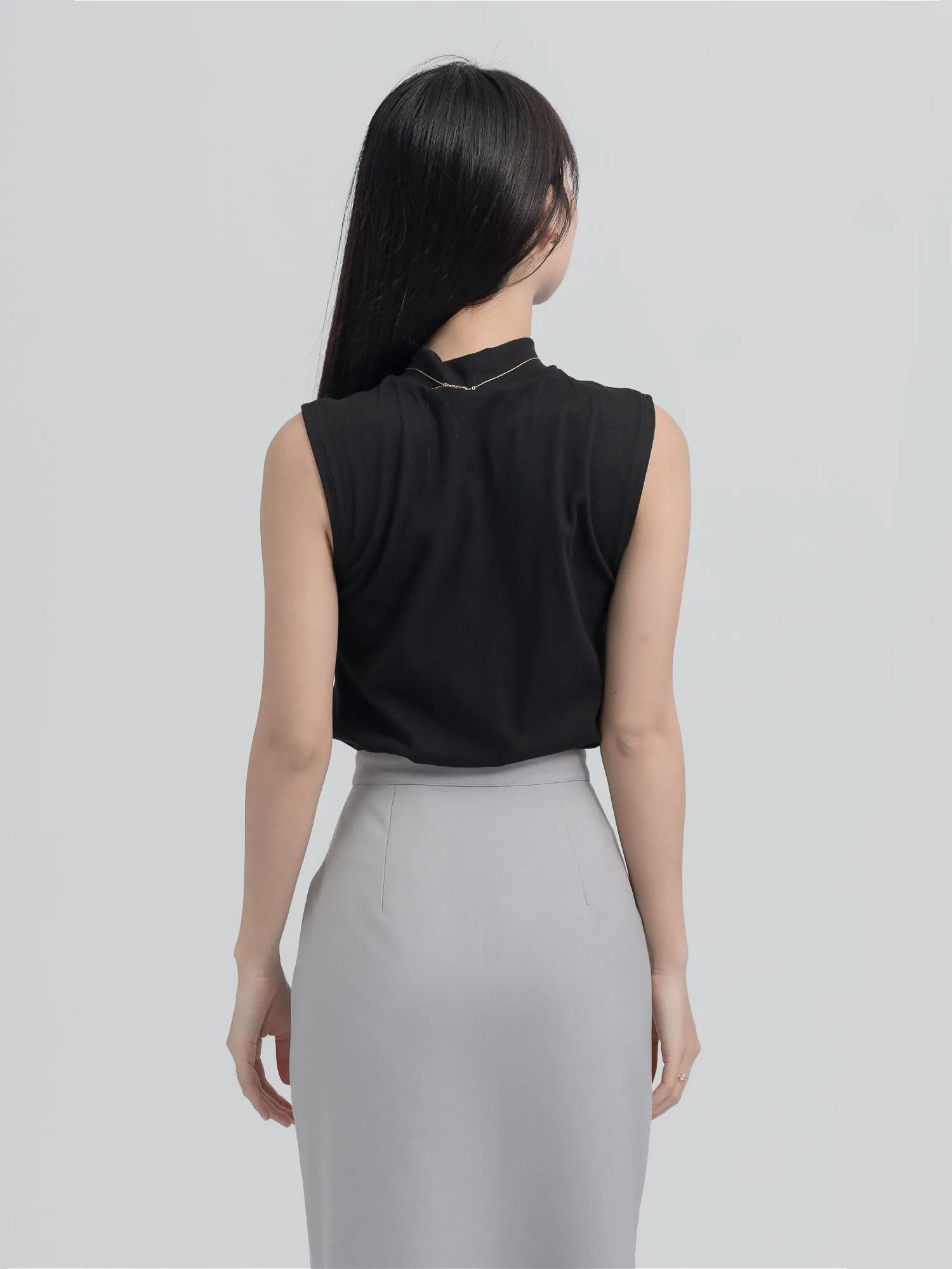 Arabella Turtleneck Sleeveless Top