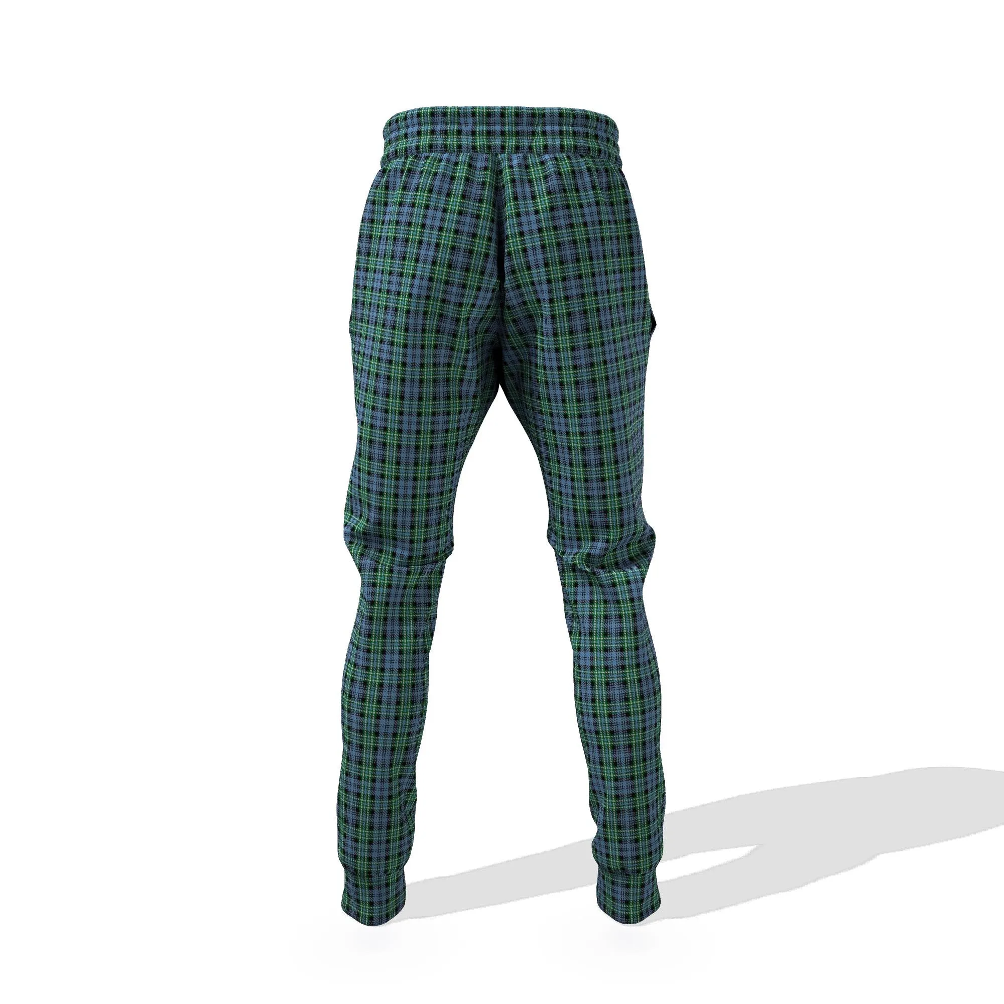 Arbuthnot Tartan Joggers Pants with Family Crest