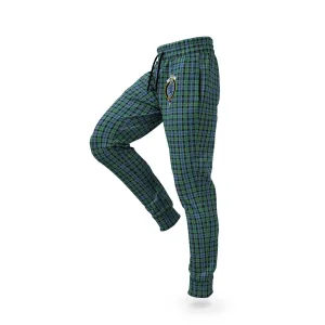 Arbuthnot Tartan Joggers Pants with Family Crest