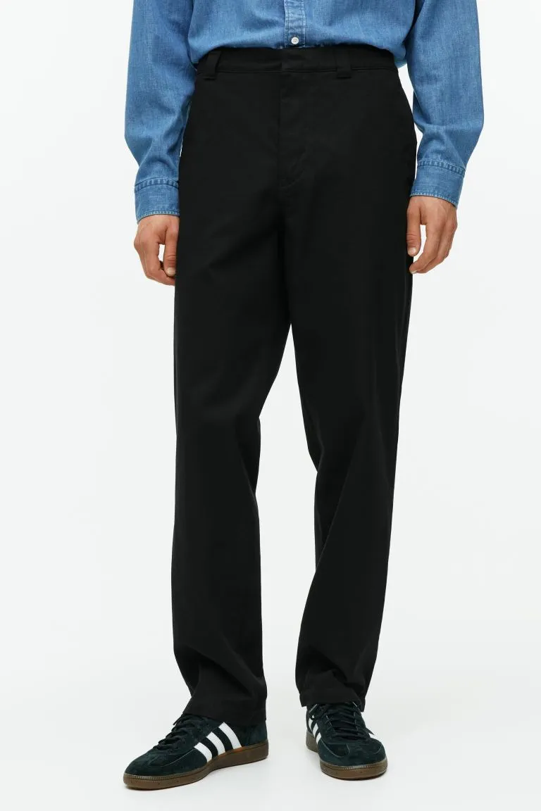 ARKET cotton twill trousers