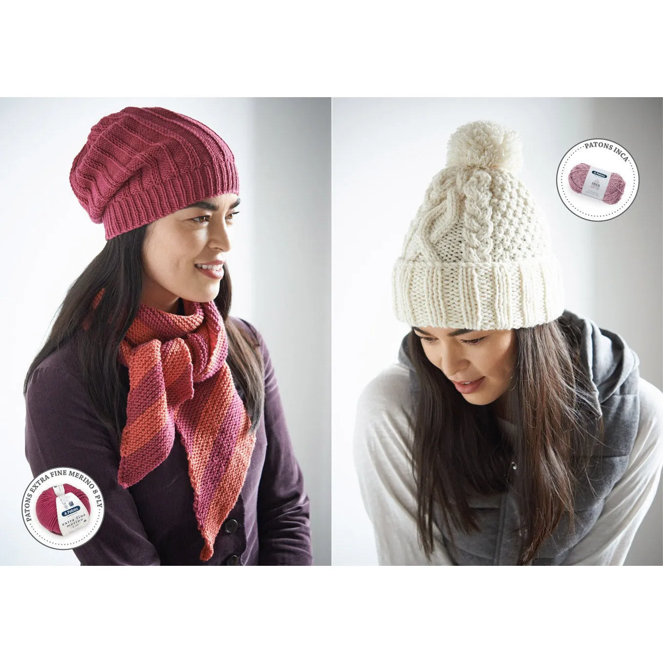 Beanies, Berets and More - 14 designs