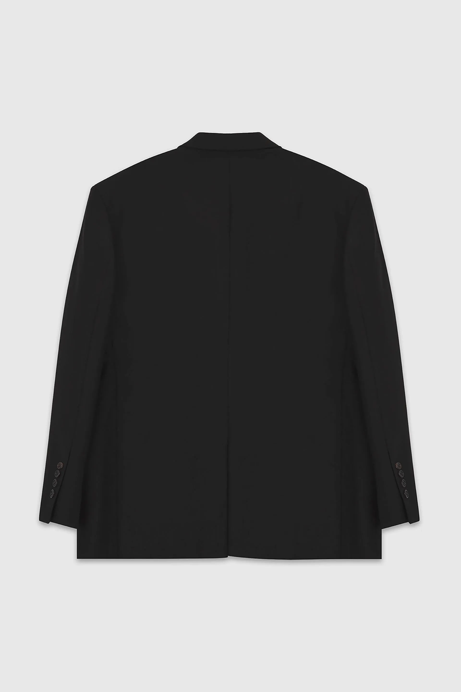 Black Oversized Suit Logo Blazer