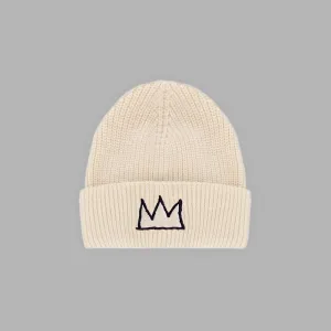 Blvck X Basquiat Beanie in Creme