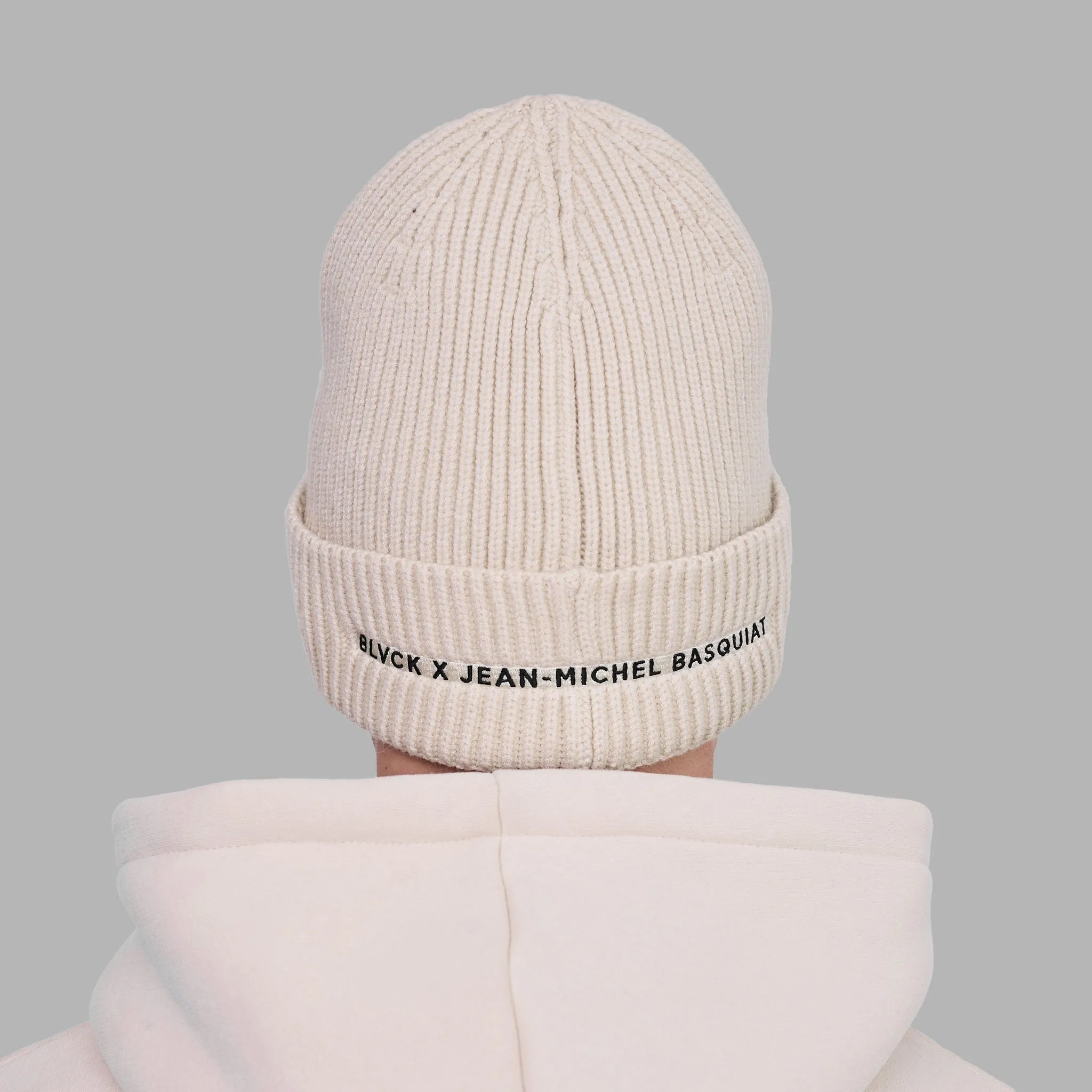 Blvck X Basquiat Beanie in Creme