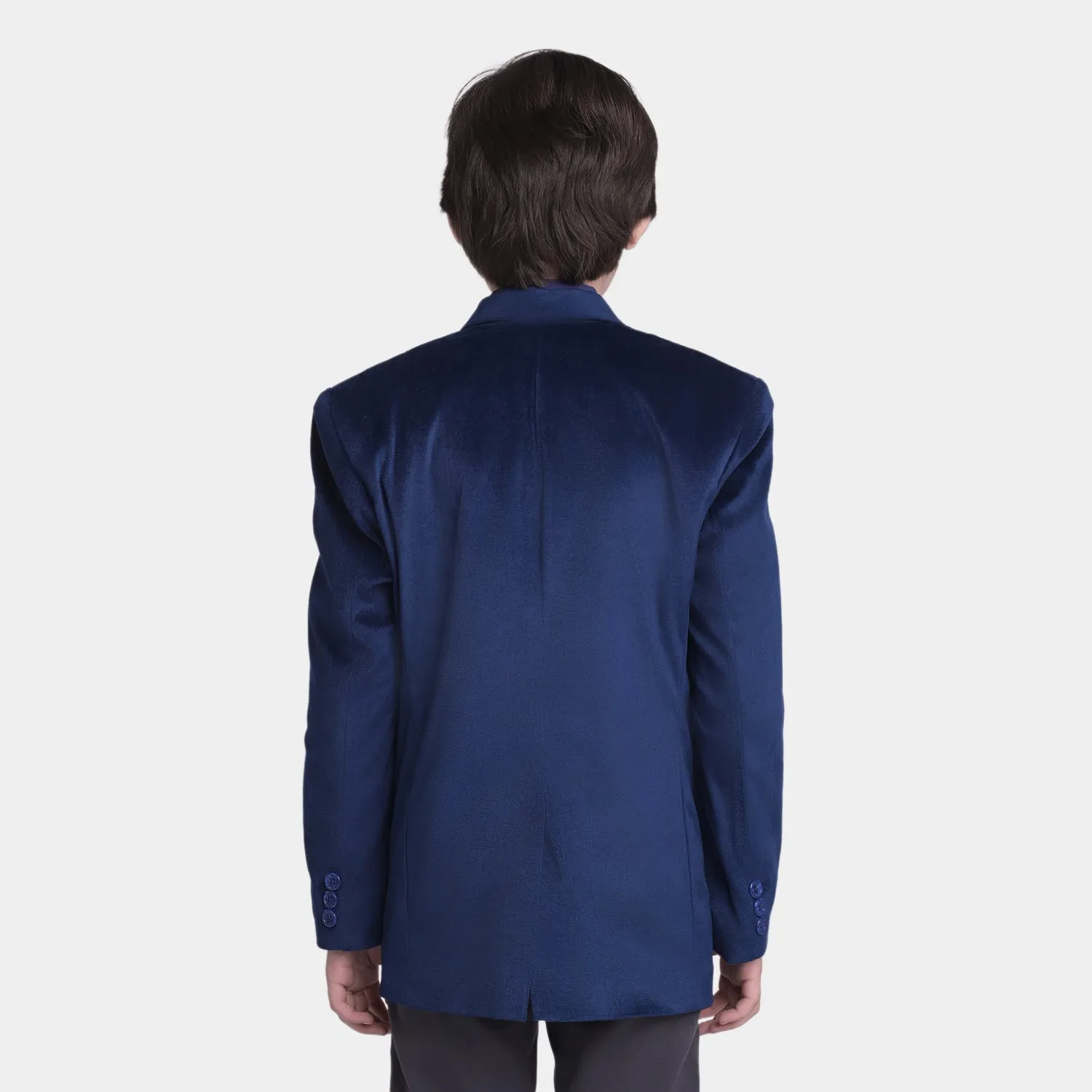 Boys Blazer Suede -DARK BLUE