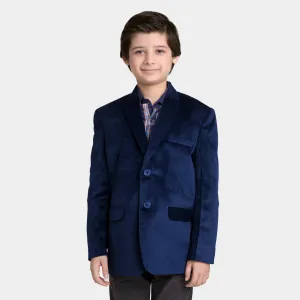 Boys Blazer Suede -DARK BLUE