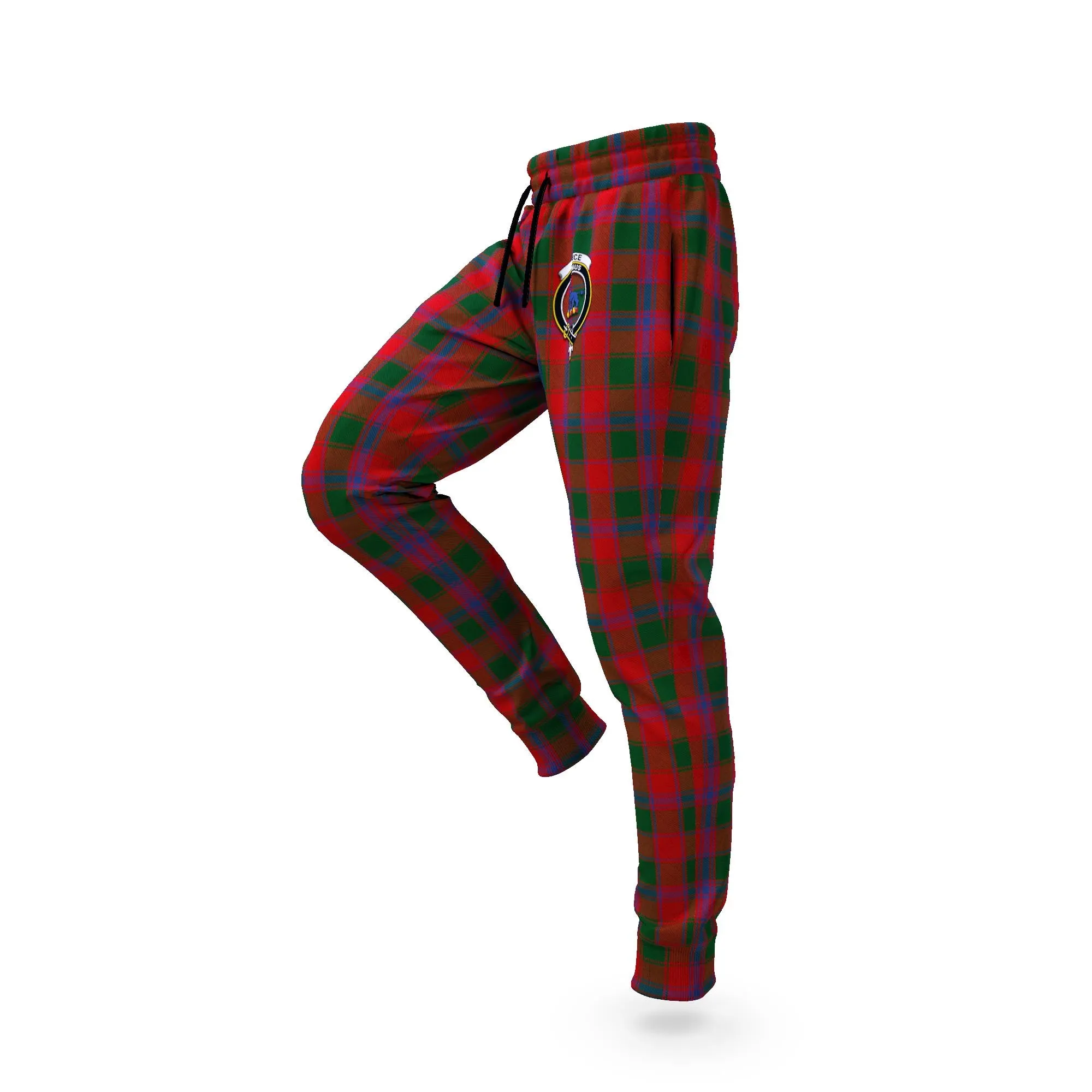 Bruce Old Tartan Joggers Pants with Family Crest