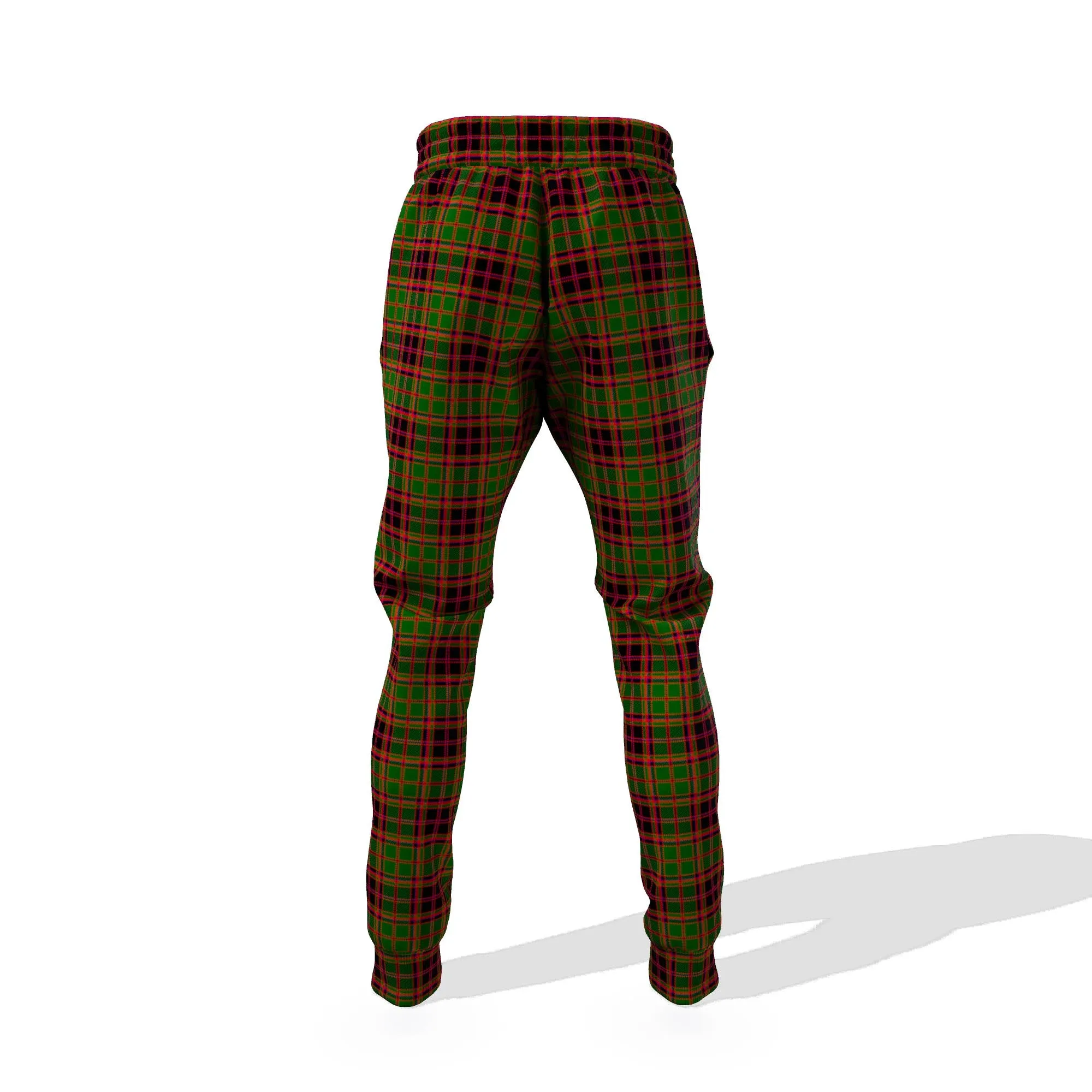 Buchan Tartan Joggers Pants with Family Crest