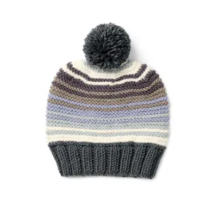 Caron X Pantone Garter Stitch Knit Hat