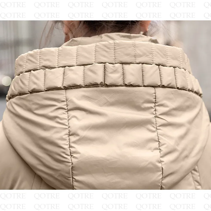 Cropped Windproof Thickened Puffer Jacket