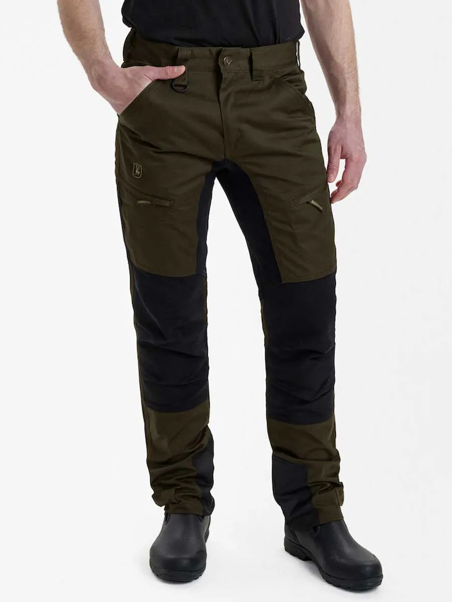 DEERHUNTER Rogaland Stretch Trousers Contrast - Men's - Adventure Green