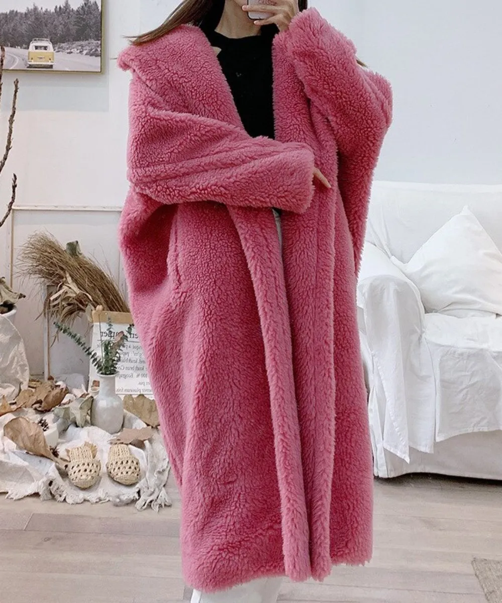 Faux Fur Teddy Loose Coat