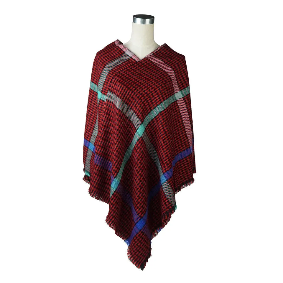 Free Size Winter Poncho - Versatile, Soft, & Comfortable