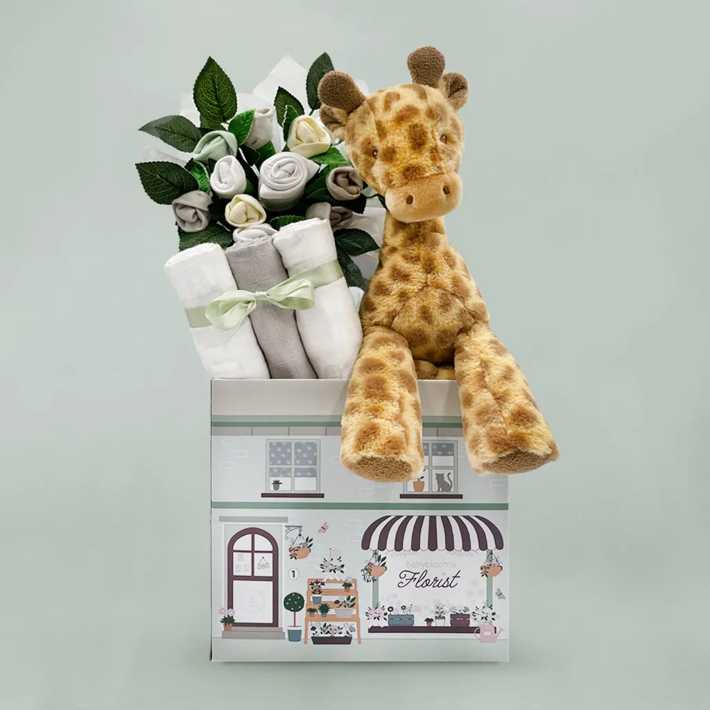 Georgie Giraffe Welcome Hamper, Neutral