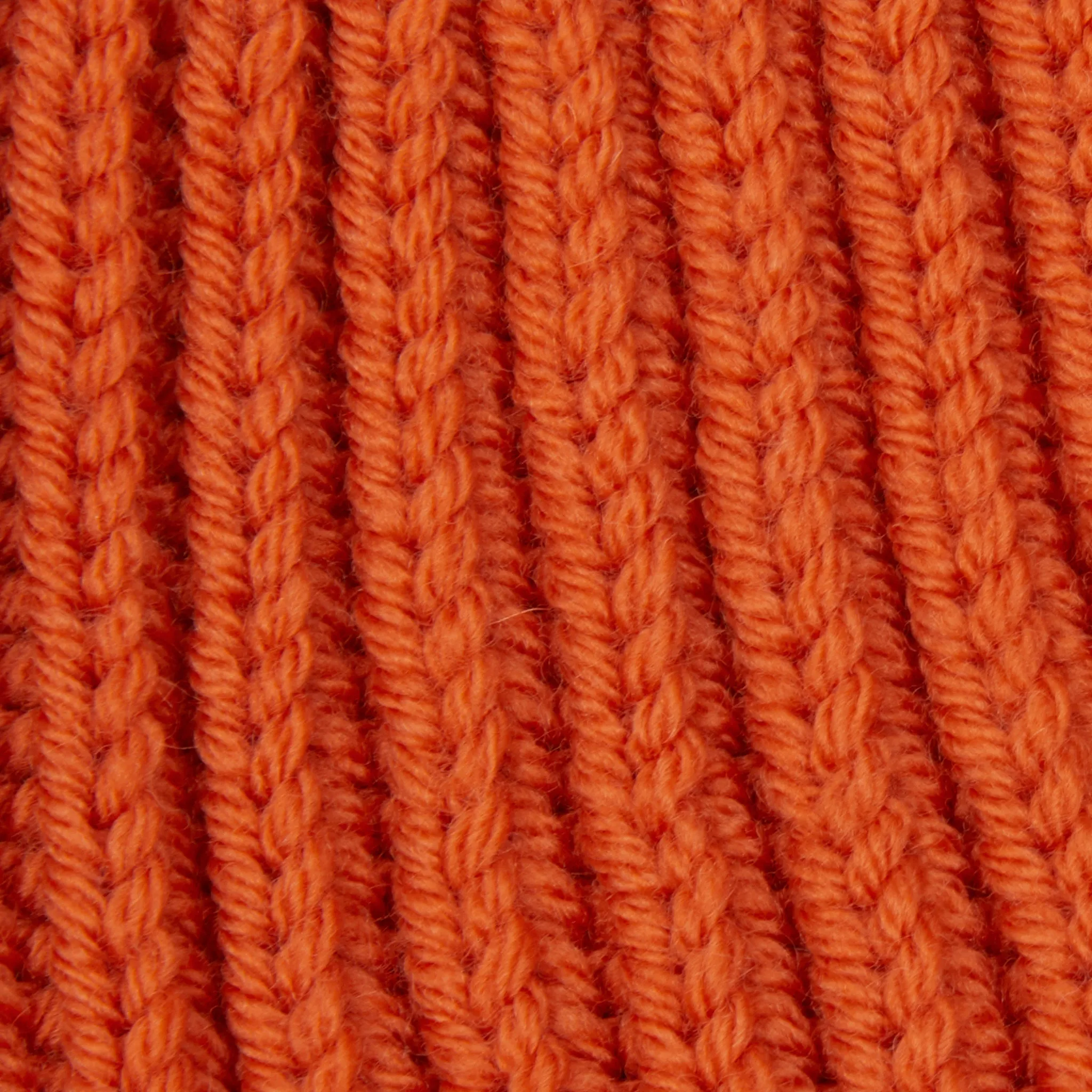 GRP Merino Chunky Knit Beanie in Orange