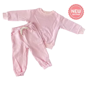 Hampton James Unisex Jogger Set - Light Pink - PREORDER