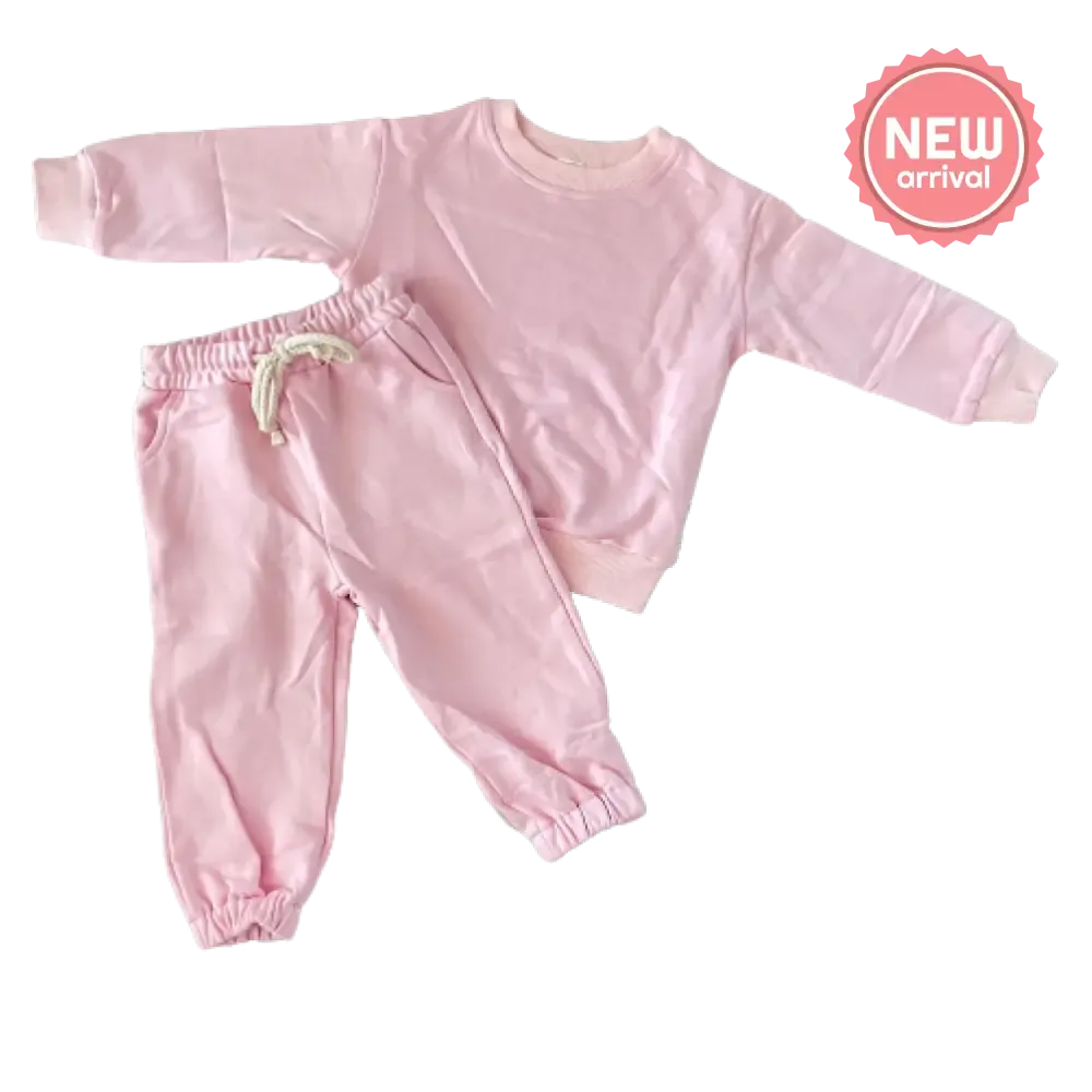 Hampton James Unisex Jogger Set - Light Pink - PREORDER