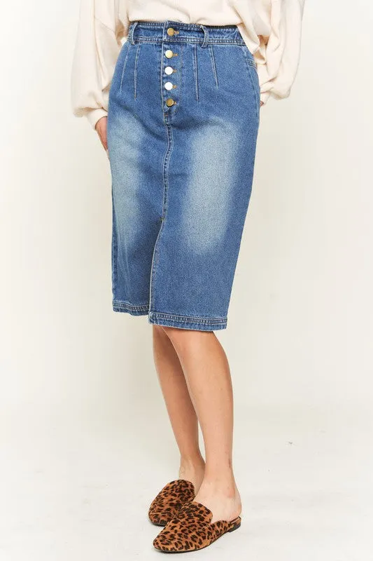 Hazel Denim Skirt