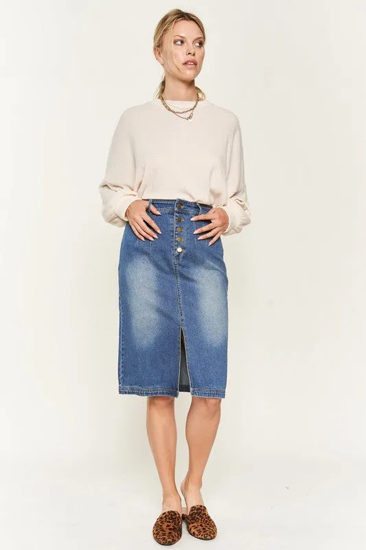 Hazel Denim Skirt