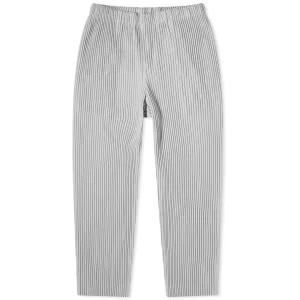 Homme Plissé Issey Miyake Pleated Straight Leg Pant, light gray