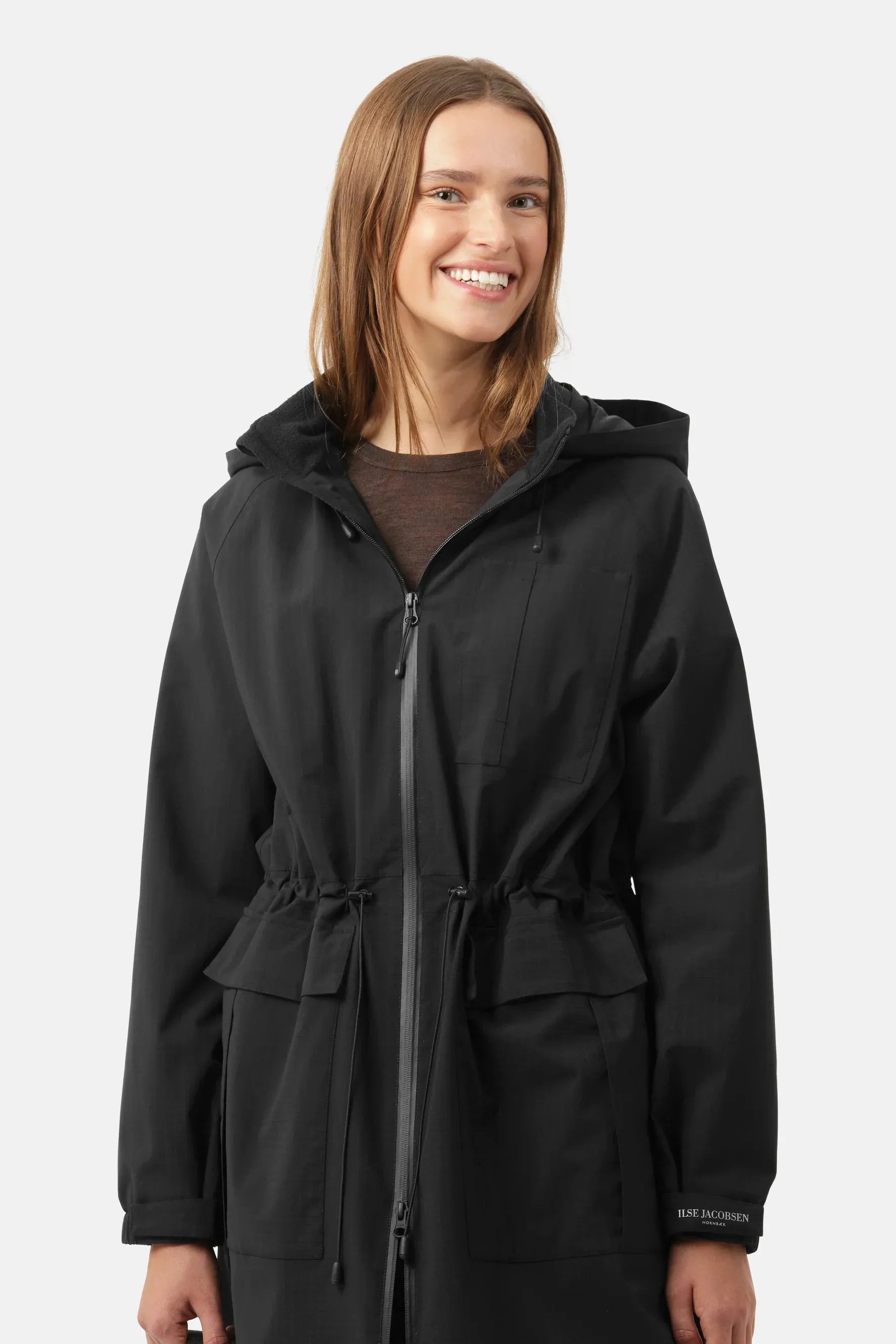 Ilse Jacobsen Rain Coat - Thermal Black Beauty