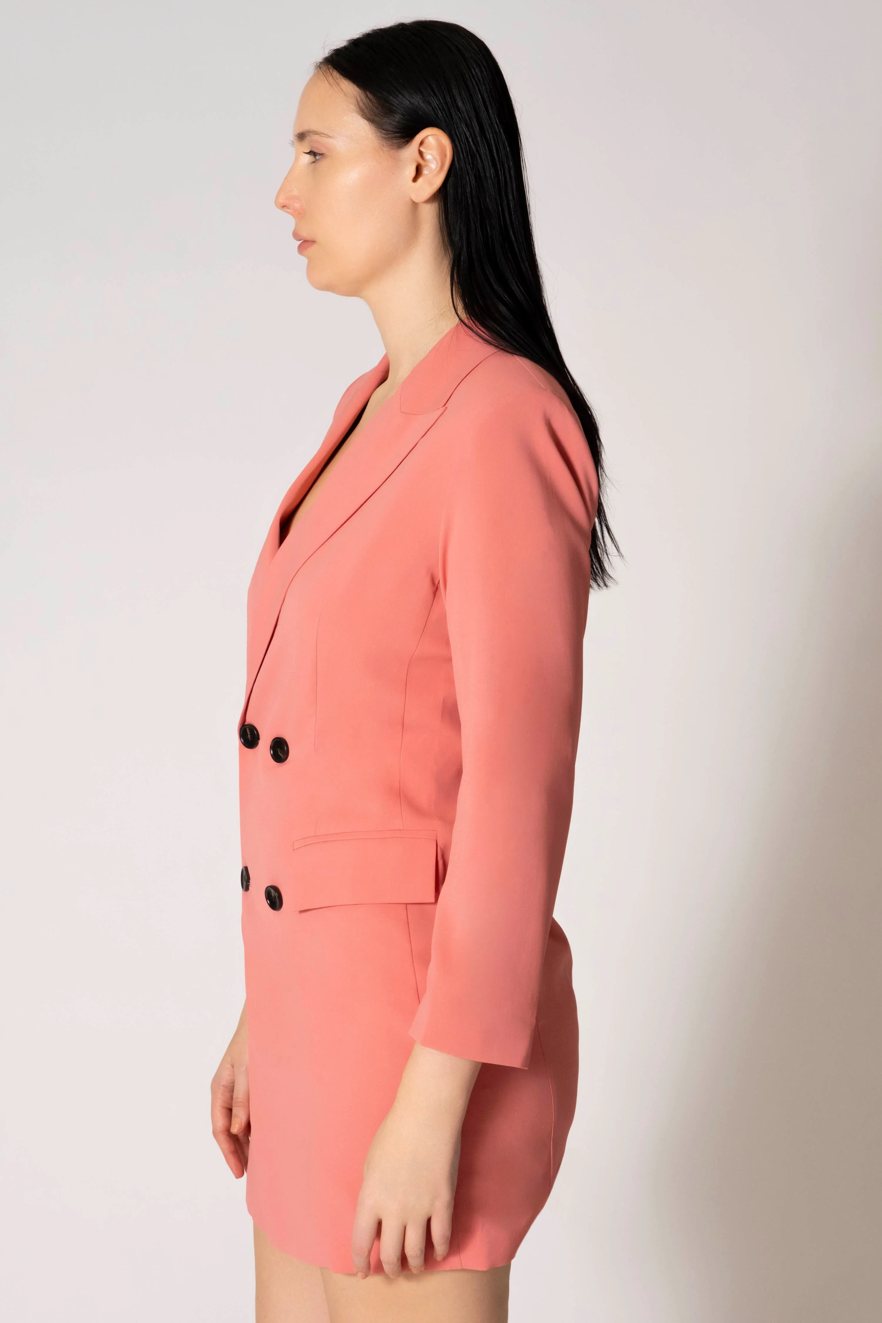 Jax Double Breasted Long Sleeve Blazer Dress