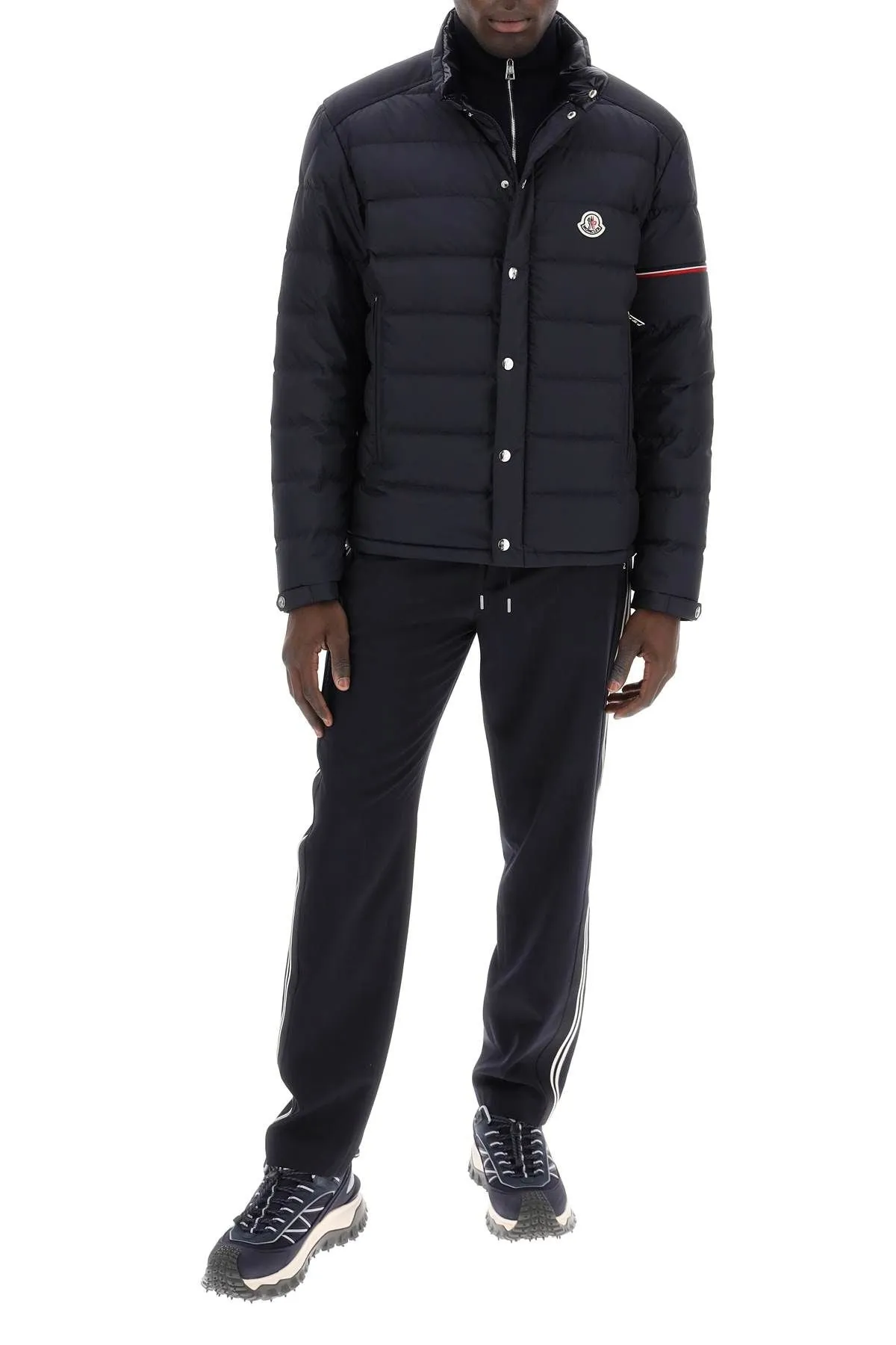 Joggers Moncler Sporty Pants With Side Stripes - Bleu - Femme