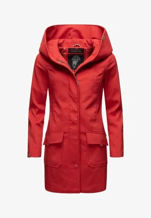 Marikoo water-repellent parka, red