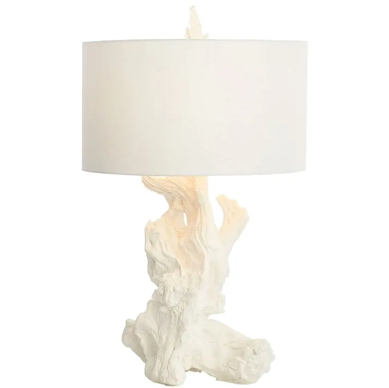 Monterey Bay Bleached Driftwood Lamp