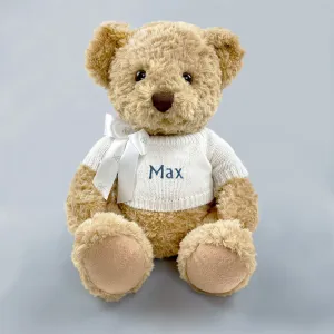 Personalised Bernard Bear, Blue