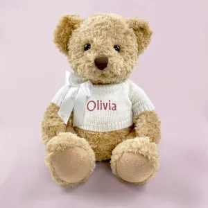 Personalised Bernard Bear, Pink