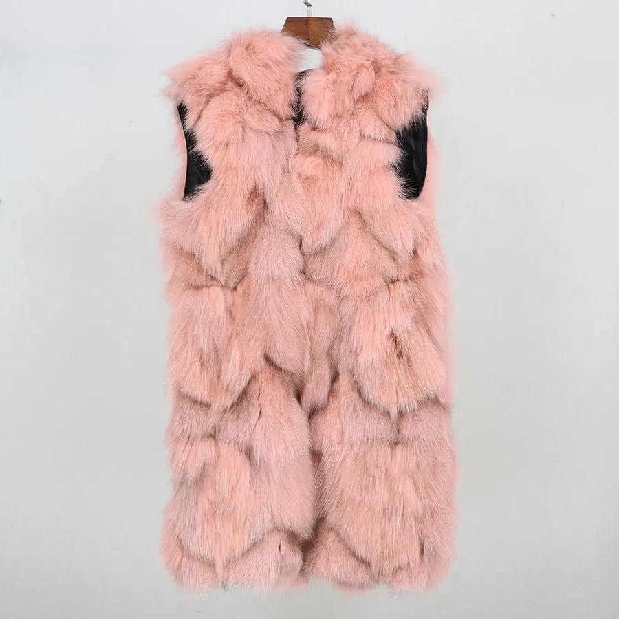 REAL FULL FUR PARKA AND LINER LONG WATERPROOF COATS (MULTI-COLORS)