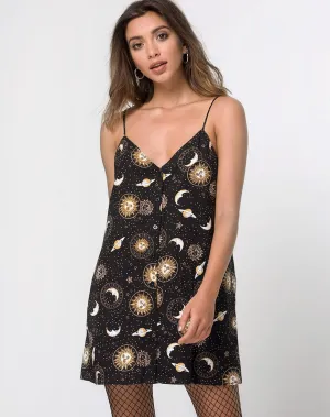 Sanna Slip Dress in Solar System