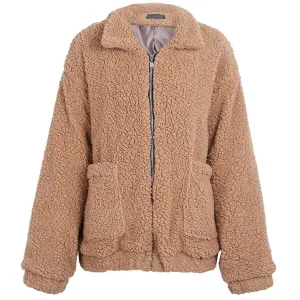 Teddy Zip Up Jacket