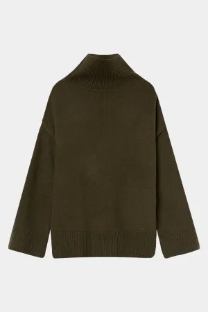 THE CLASSIC TURTLENECK - ARMY GREEN