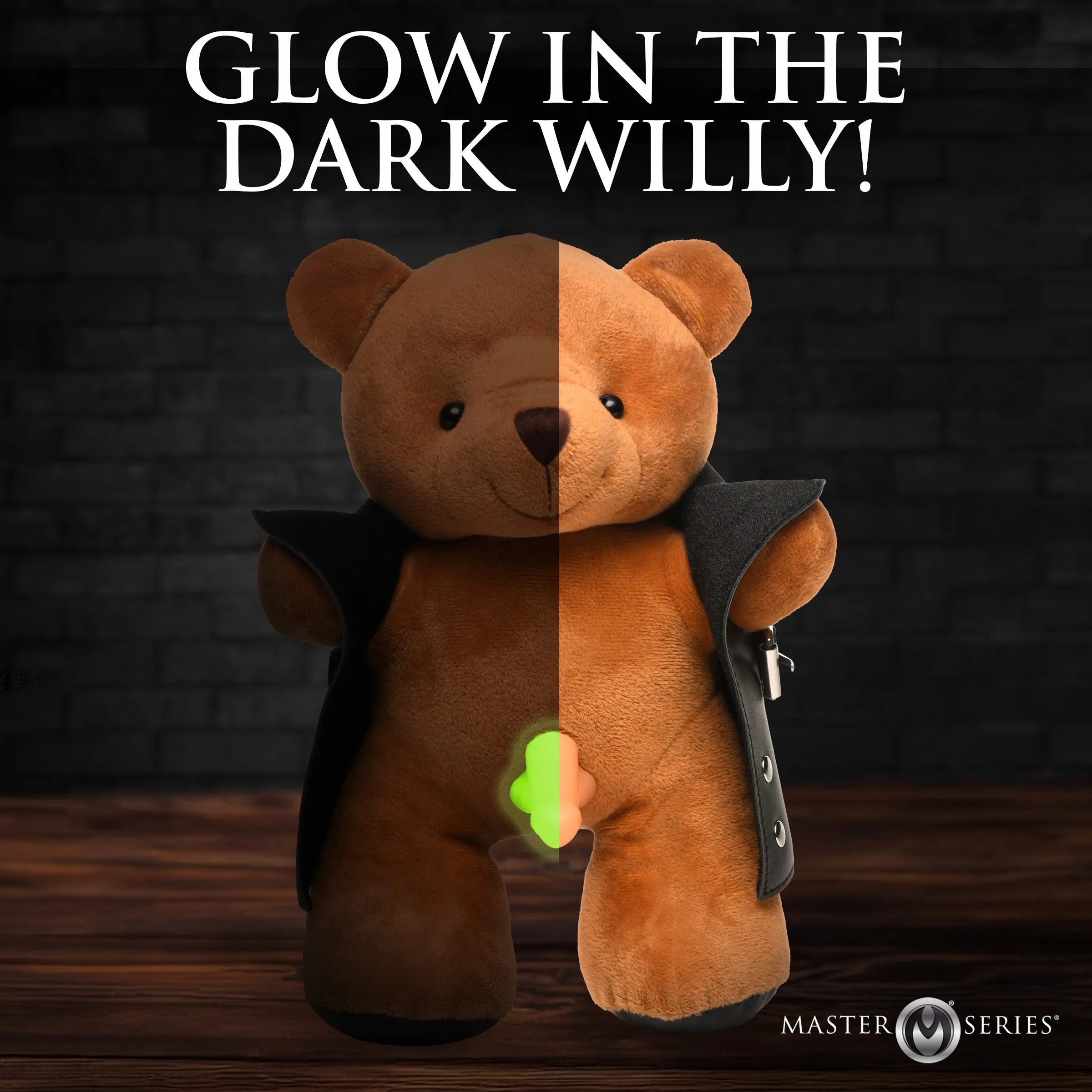 The Flasher Glow-in-the-Dark Exhibitionist Teddy Bear