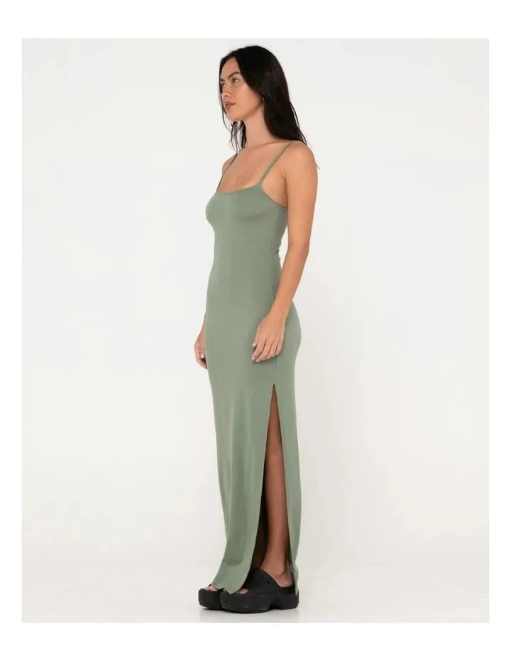 VICKY FIXED BACK SLIP MAXI DRESS