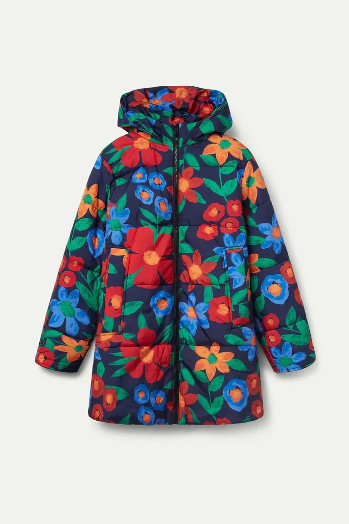 Winter Flowers Puffer